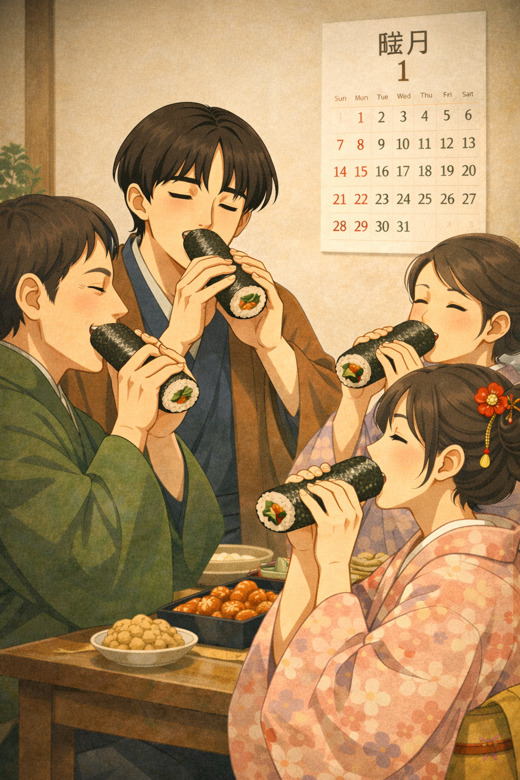 What Is Ehomaki? A Simple Guide to Japan’s February Sushi Tradition